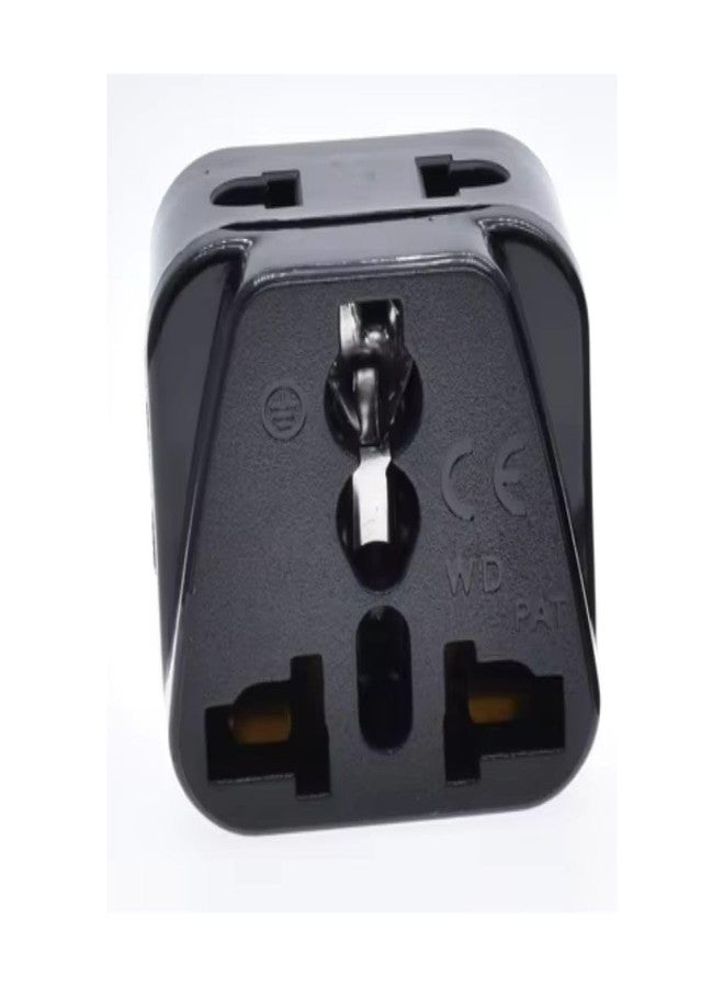 Adaptro Type I Adapter for Australia - Universal Travel Plug Converter - India to Australia, China, New Zealand, Fiji - 2 in 1 - for Mobile Phones, Laptops, Camera - 10A 250V - Black, 1 Adapter - Image 3
