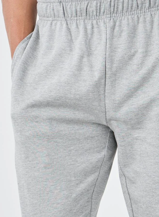 Styli Styli Pack of 2 - Solid Terry Relaxed Fit Elasticated Cuff Joggers