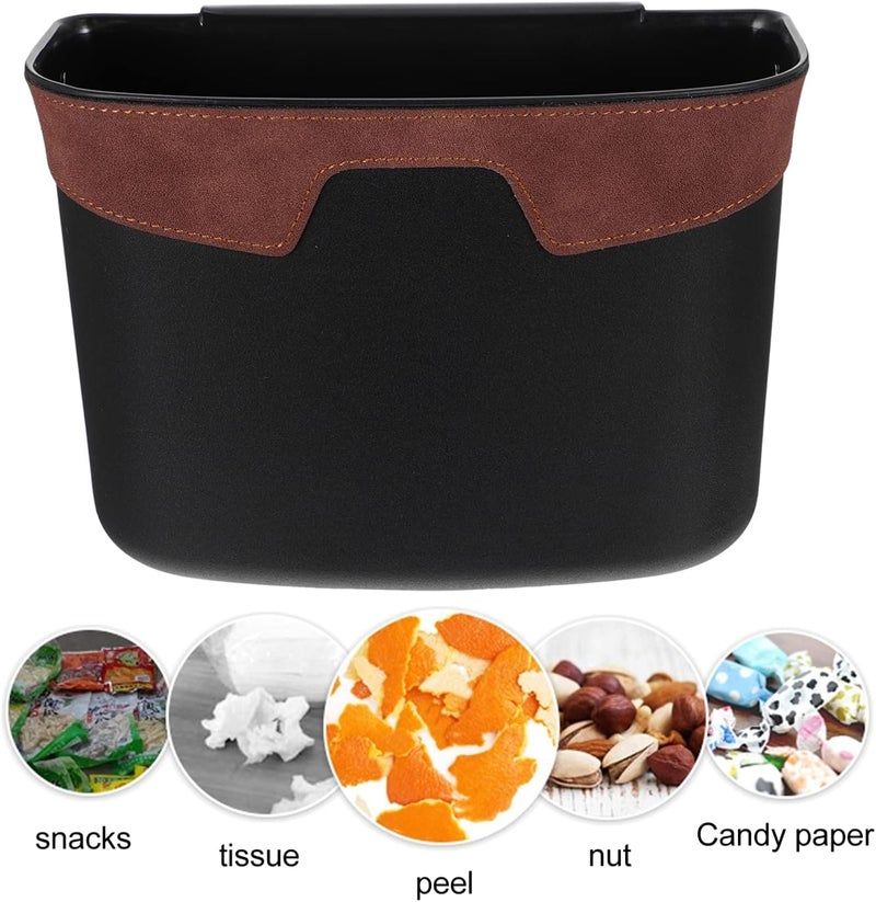 FAVOMOTO Car Hanging Trash Can Water Resistant Garbage Can Organizer Back Seat Accessories () - Image 3
