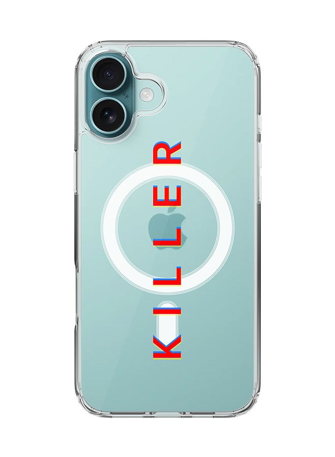 For iPhone 16 Plus Case [Compatible with MagSafe] Slim Magnetic cover Clear Phone Case - Killer