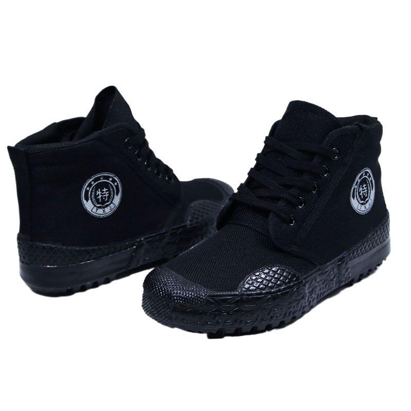 Breathable Liberation Shoes Labor Shoes Work Shoes Men'S Shoes Outdoor Non-Slip Mountaineering High-Top Wear-Resistant Rubber Shoes Labor Protection Shoes - Image 5