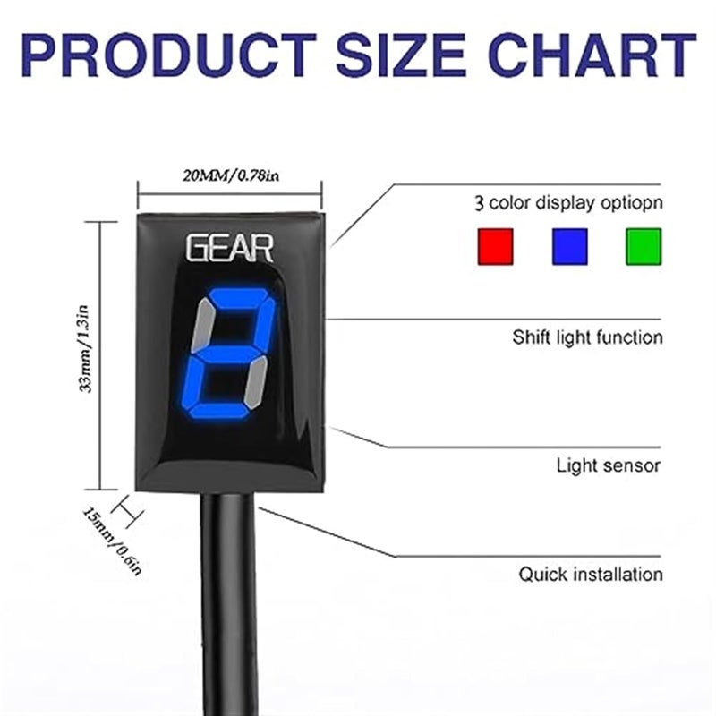 DEMULAX Motorcycle Gear Indicator for CB1100 - Image 3