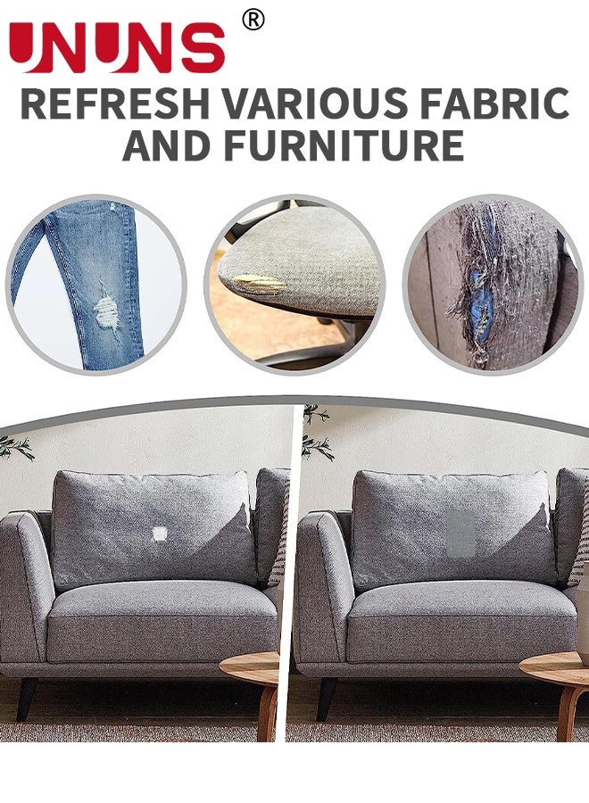 UNUNS Sofa Repair Patch,Fabric Repair Patches,Linen Repair Tape Self-Adhesive Fabric Patches Durable,DIY Large Linen Tape for Sofa,Couches,Furniture, Chair,Clothing,43*200cm,Mid-Grey - Image 4