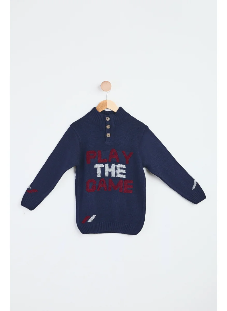 Tofisa 24123-DARK BLUE Children's Sweater
