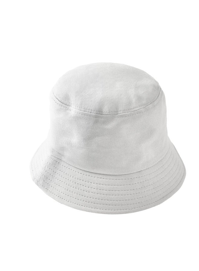 White Bucket Hat