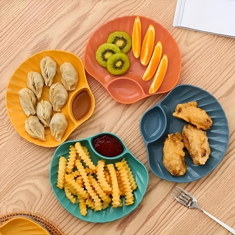 Amillee Seashell Wheat Straw Party Plate, Seashell Dessert Plate for Mermaid Party Under Sea Themed Event - Ideal for Salad, Dessert, Snacks, Pasta, Restaurant & Cafeteria Plates (Pack of 6, Green) - Image 5