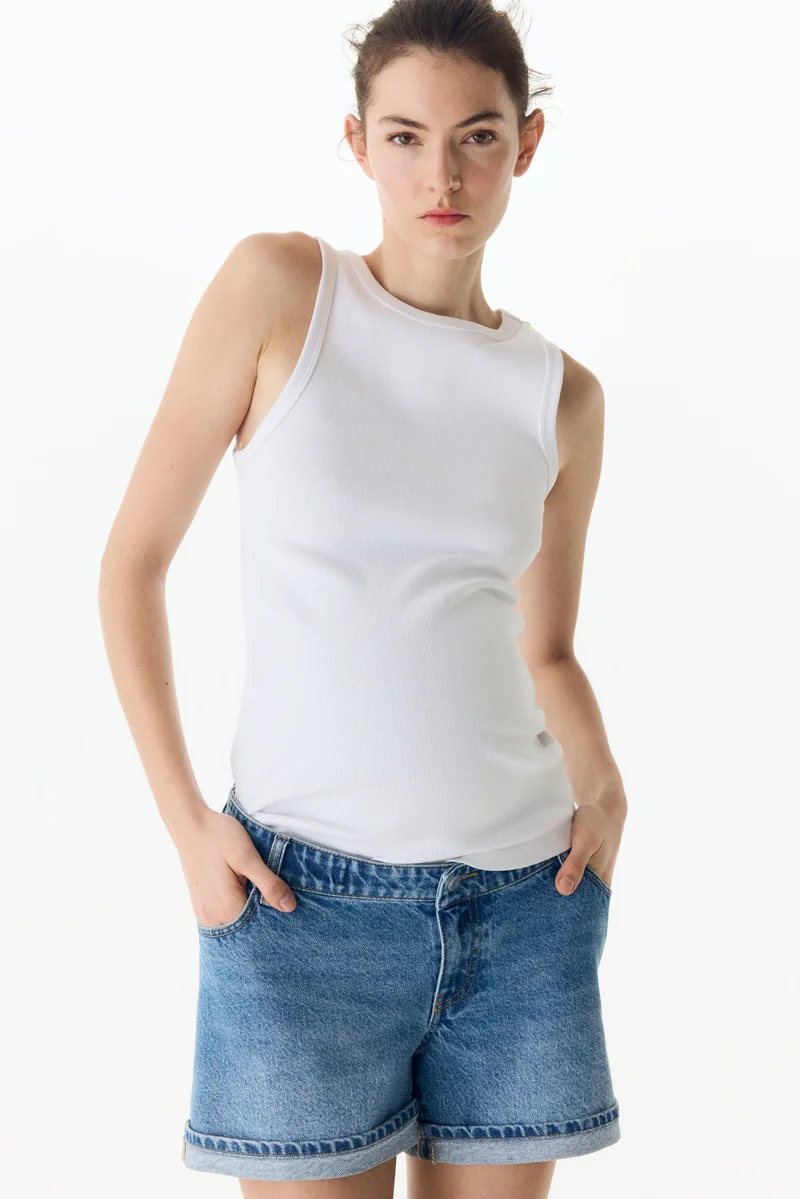 H&M  MAMA Denim shorts for Women | Best Price UAE