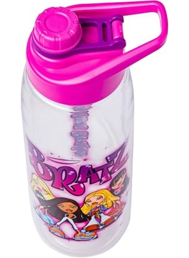Silver Buffalo Bratz Tritan Water Bottle 28oz – Durable BPA-Free Bottle with Screw Top Lid for Kids and Adults - Image 4