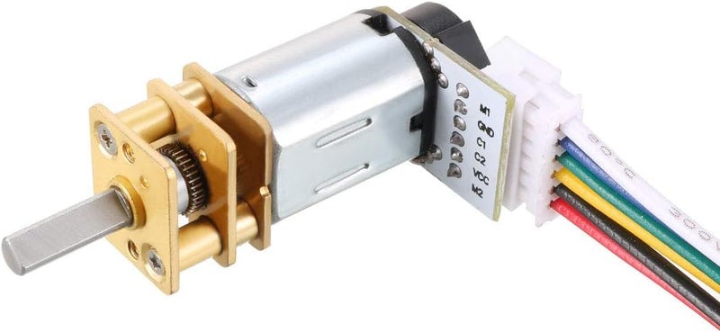 REES52 GA12-N20-12v 1000 RPM ALL Metal Gear Micro DC Encoder Motor with Precious Metal Brush - Image 1