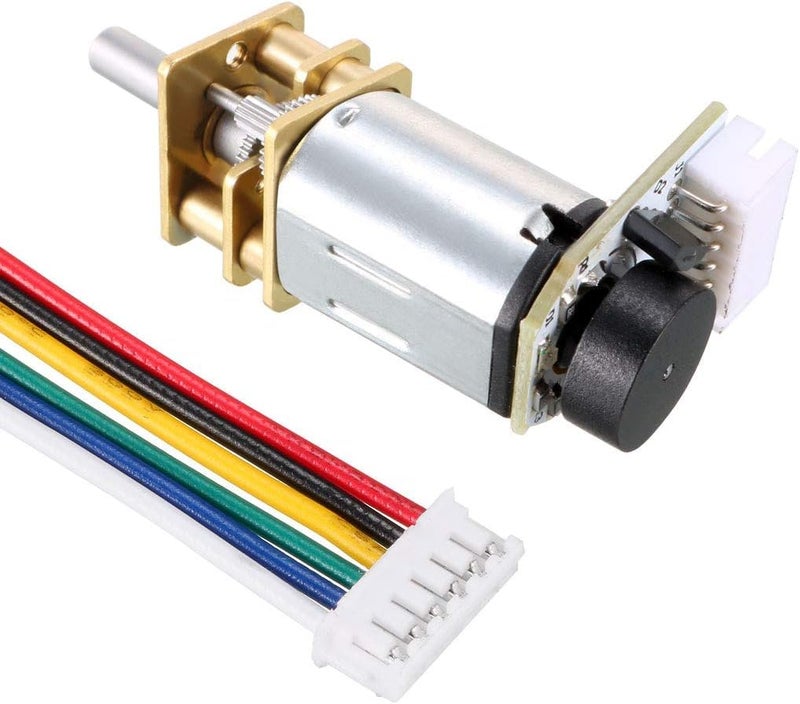 REES52 GA12-N20-12v 1000 RPM ALL Metal Gear Micro DC Encoder Motor with Precious Metal Brush - Image 2