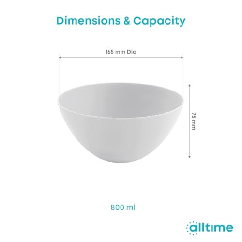 All Time Plastic Mixing Bowl, 800ml, Multicolour - Image 5