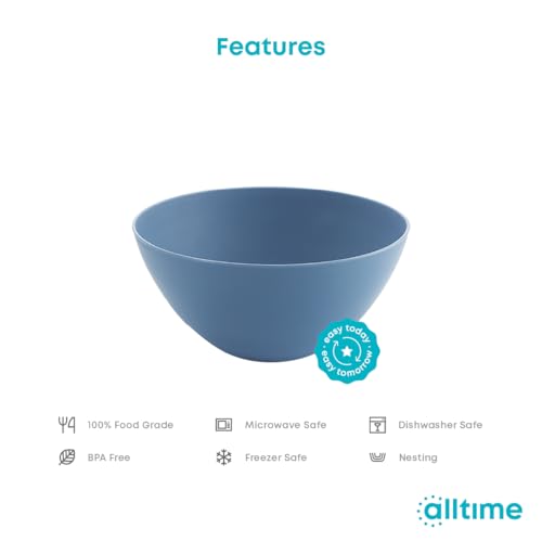 All Time Plastic Mixing Bowl, 800ml, Multicolour - Image 4