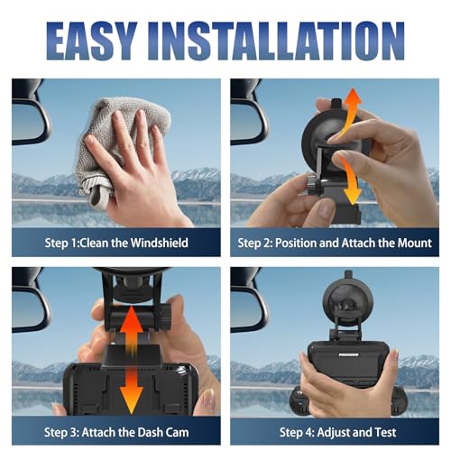 PRUVEEO Mount for D90 Dash cam - Image 3