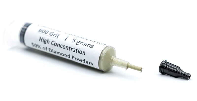 TechDiamondTools Diamond Lapping Paste Polishing Compound USA Made 600 Grit Mesh 22-36 Microns Lapping Compound for Rock Glass Metal Jewelry Resin Marble with High Concentration of Diamond Powder - Image 2