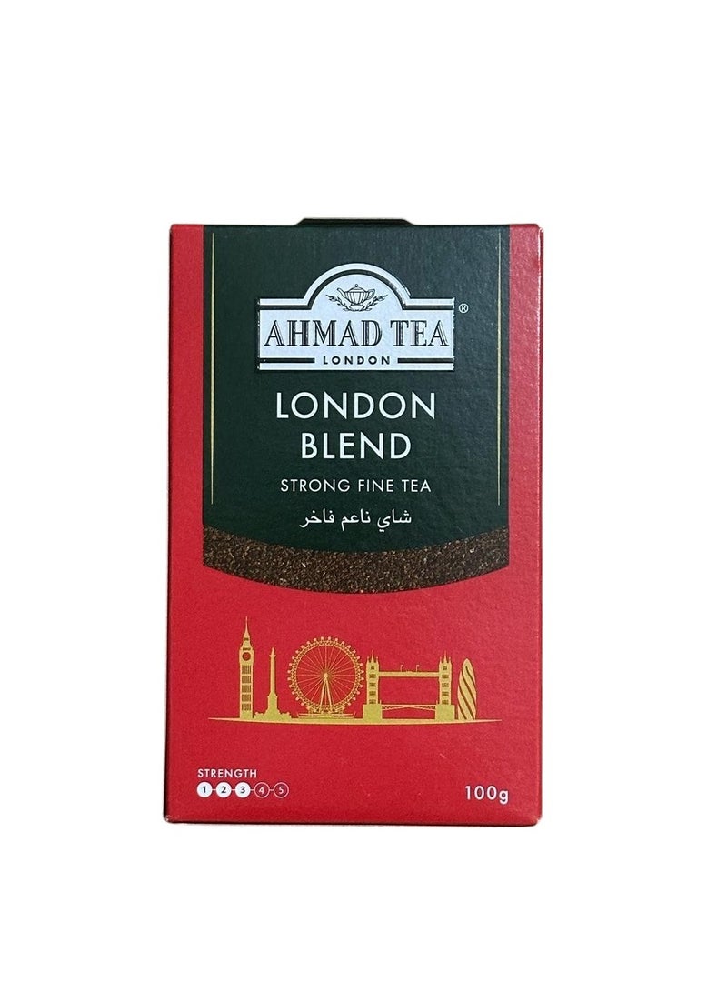 AhmedTea Ahmed Tea London Blend Strong Fine Tea 100g - Image 1