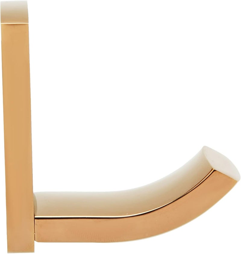 Rose Gold Brass Wall Mount Clothes Hook, Towel and Coat Rack Hanger with Concealed Screws, Durable Stainless Steel Hardware for Bathroom Kitchen Bedroom - Image 5