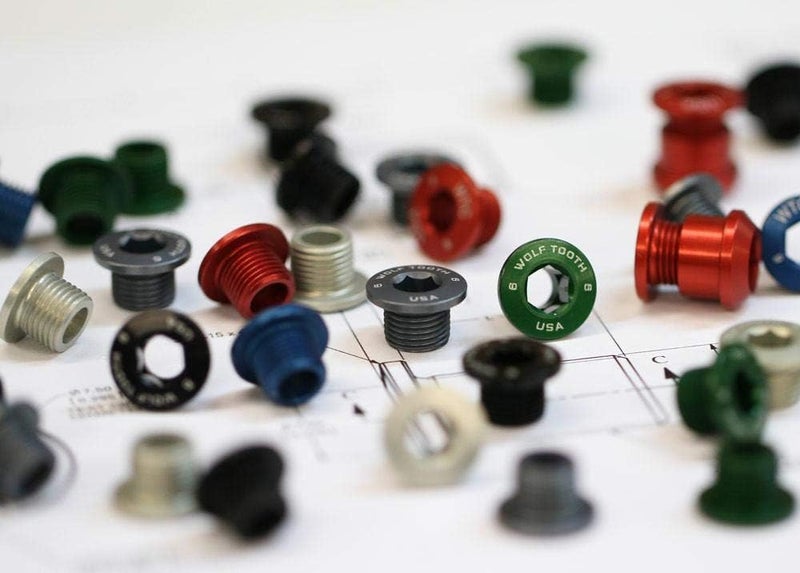 Wolf Tooth Set of 5 Chainring Bolts+Nuts for Single-Ring (1X) Drivetrains - Image 3