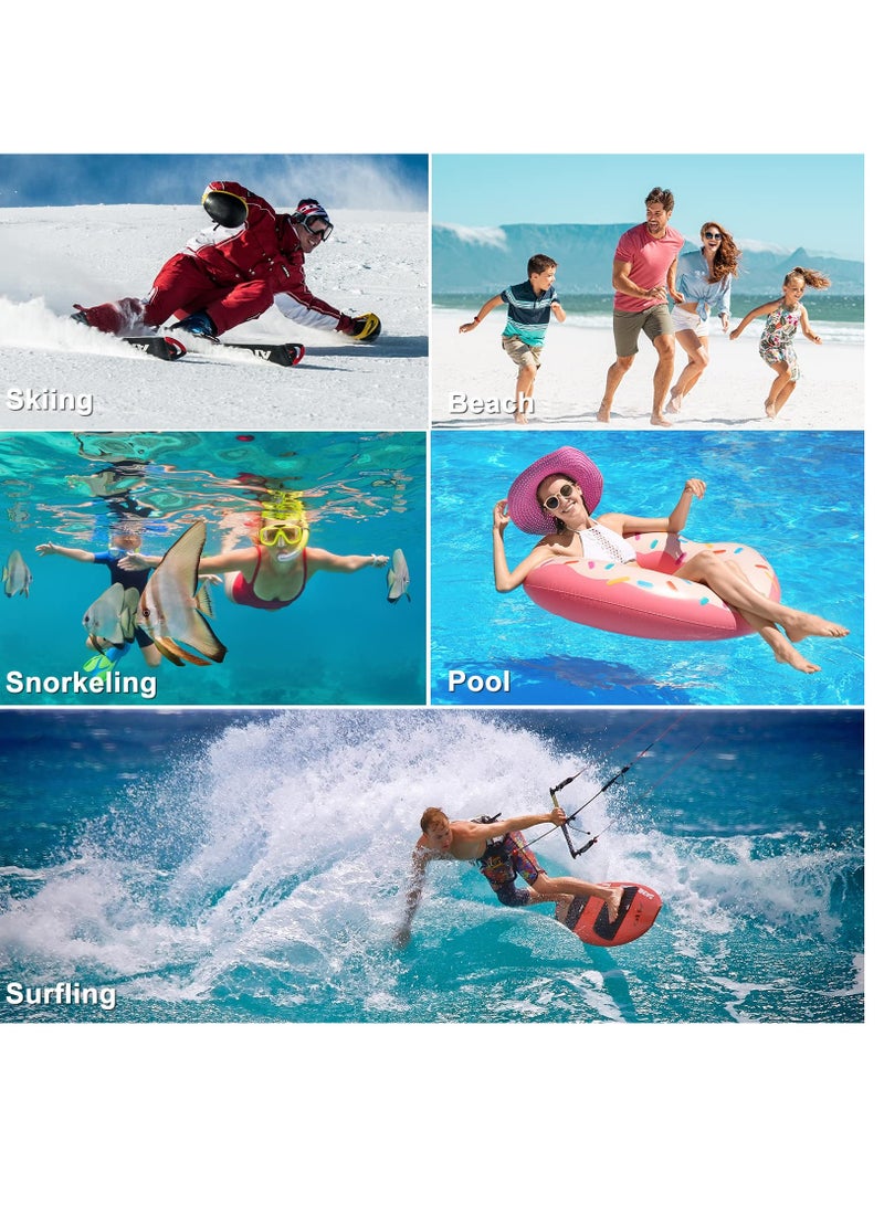 Procases Waterproof Phone Pouch Case Dry Bag for Iphone Galaxy and Note Pixel Cruise Essentials 2 Pack Black - Image 4