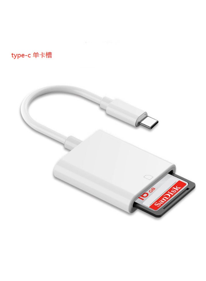 قارئ بطاقة SD/TF لأجهزة أبل وهواوي من نوع Type-C 2 في 1 - محول بطاقة الذاكرة OTG للكاميرا - Image 1