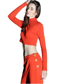 VENTIUP Women's 2 pieces Cotton Open Bottom Leg Sweatpants Crop Top  - Image 3