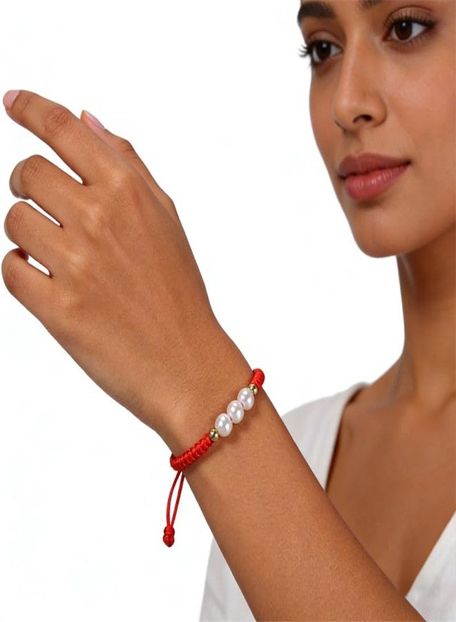 Mannikesi Red Bracelet for Women, Red String Bracelet for Protection as Mother Gifts, Handmade Couples Bracelets Red Ankle Bracelets, Matching Jewelry for Couple, Christian Good Luck Teen Friendship Bracelets - Image 5