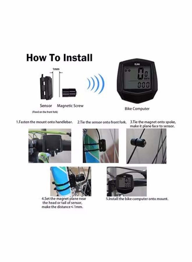 SunDING شاشة LCD للدراجة 5x4.5 سم - Image 4