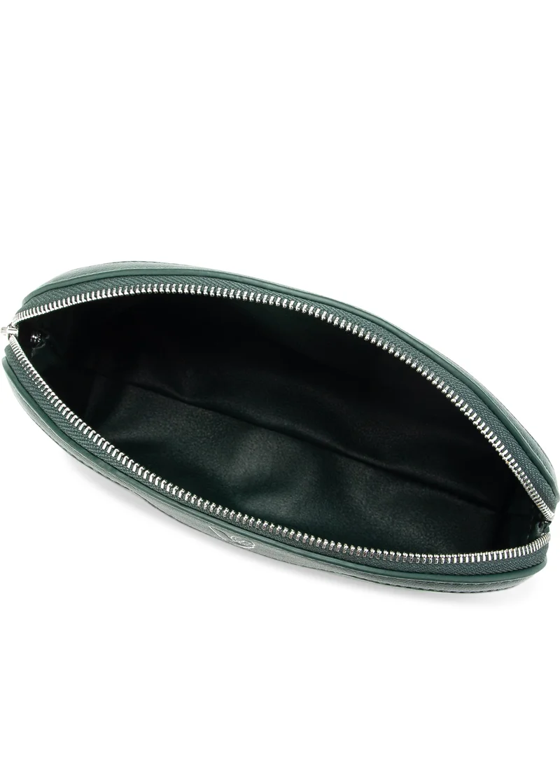 Veganologie Kora Travel Pouch Small Made From 0.5 Bamboo Stems in Green