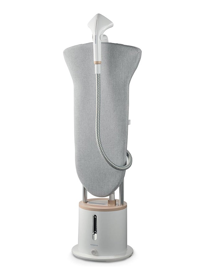 KENWOOD Garment Steamer 2000W,  2L Tank Capacity , 50g /min continues steam, Digital LCD, Adjustable Height, GSP70.300WH, White 2 L 2000 W OWGSP70.300WH white - Image 2