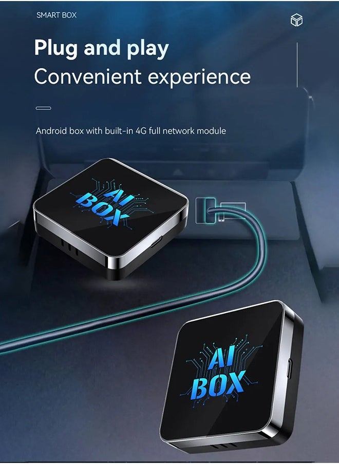 أحدث محول لاسلكي CarPlay يدعم YouTube وNetflix والمزيد من CarPlay السلكي إلى دونجل لاسلكي، صندوق AI CarPlay 2 في 1 صندوق AI لاسلكي للتوصيل والتشغيل - Image 4