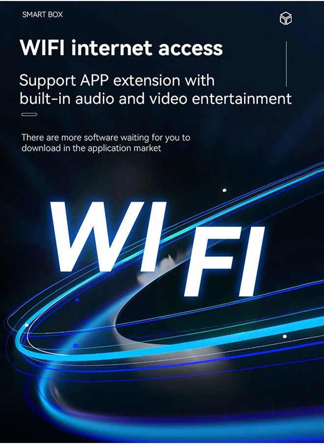 أحدث محول لاسلكي CarPlay يدعم YouTube وNetflix والمزيد من CarPlay السلكي إلى دونجل لاسلكي، صندوق AI CarPlay 2 في 1 صندوق AI لاسلكي للتوصيل والتشغيل - Image 5