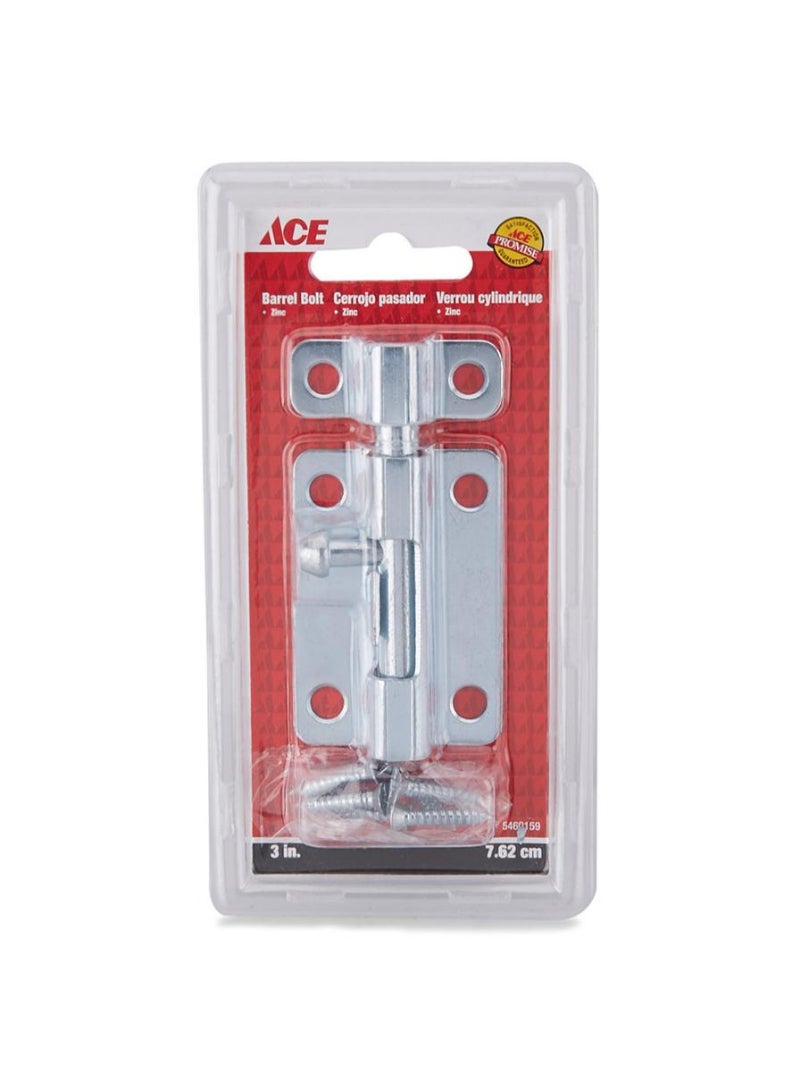 ACE Zinc Plated Barrel Bolt 7 62 Cm 