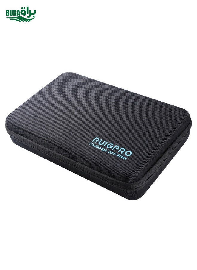 BURAQ RUIGPRO Oxford Waterproof Storage Box Case Bag for DJI OSMO Pocket Gimble Camera / OSMO Action, Size: 30.2x20.8x7.2cm (Black)  - Image 2