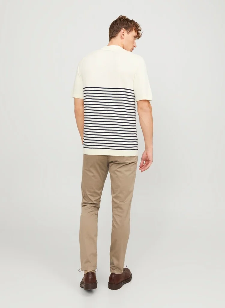 JACK & JONES  Solid Slim Fit Chinos for Men | Best Price UAE