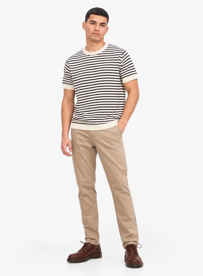 JACK & JONES  Solid Slim Fit Chinos for Men | Best Price UAE