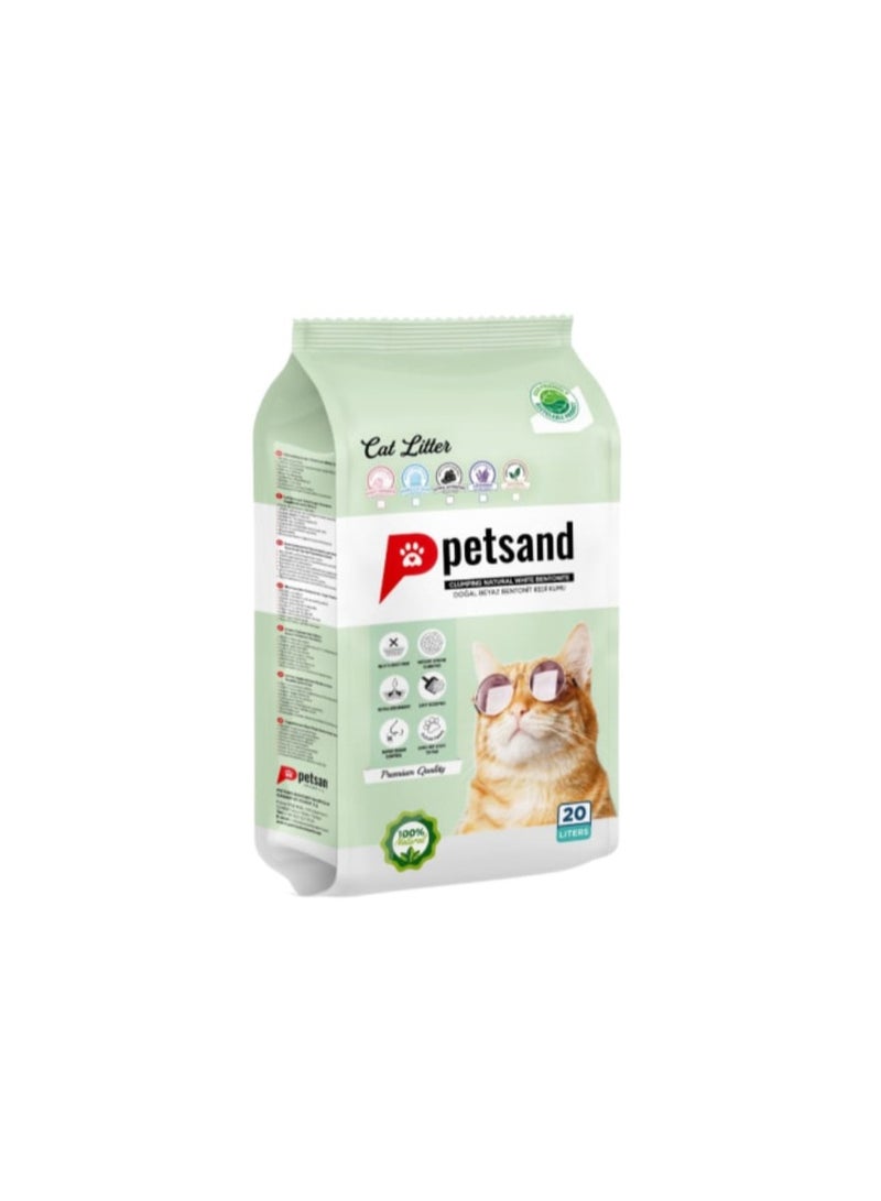 بيت ساند رمل القطط من بيتس ساند - لافندر 20 لتر