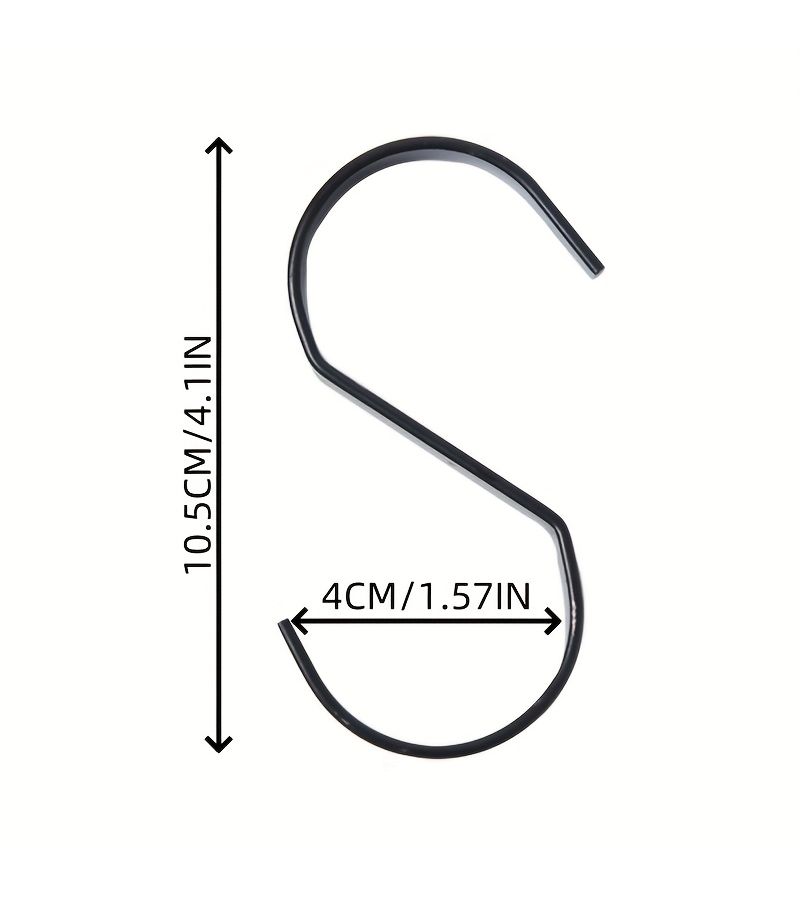 Golden Heavy Duty S Hook Multipurpose Metal Hook For Kitchen Workshop Bathroom Garden - Image 2