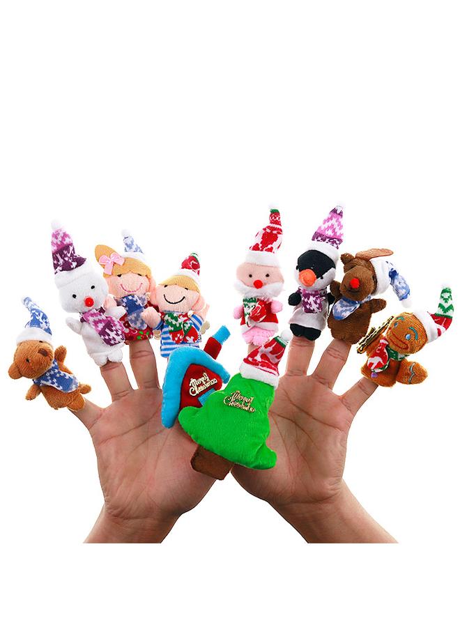 Bluejw New Christmas Plush Toy Mini Animal Finger Doll Factory Direct Recruitment Cross-border Distribution - Image 1