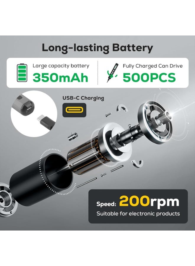 Electric Screwdriver – 68-in-1 Mini Cordless Precision Set – Rechargeable Tool with 5 Torque Levels & Triple LED Lighting for Daily Repairs - Image 2