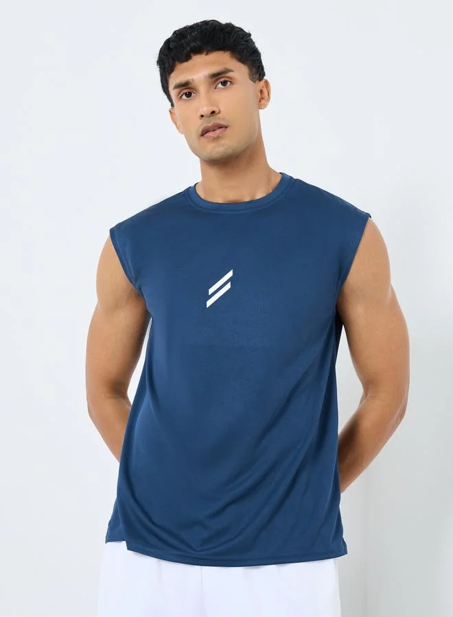 Styli Styli Men Minimal Print Workout Tank