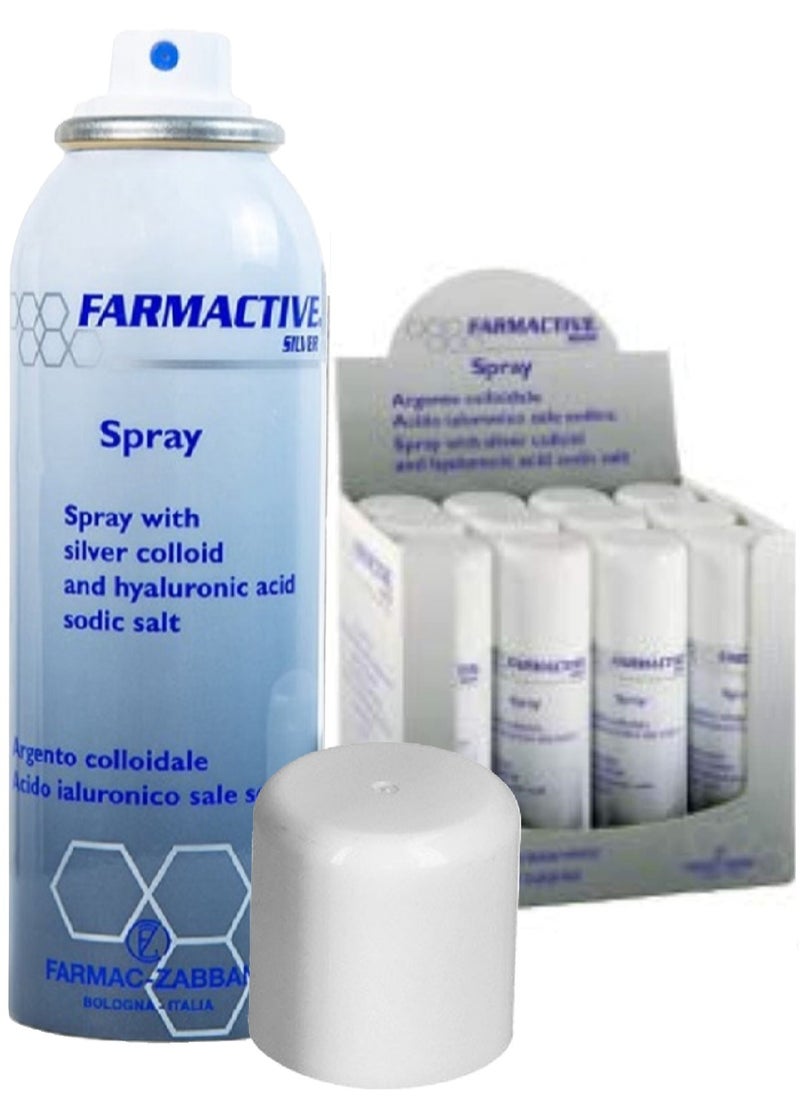 FARMAC ZABBAN 12 Pack of Pharmactive Silver Medical For Diabetic Foot Burns Bed Sores Postoperative Wounds 125 ml  - Image 1
