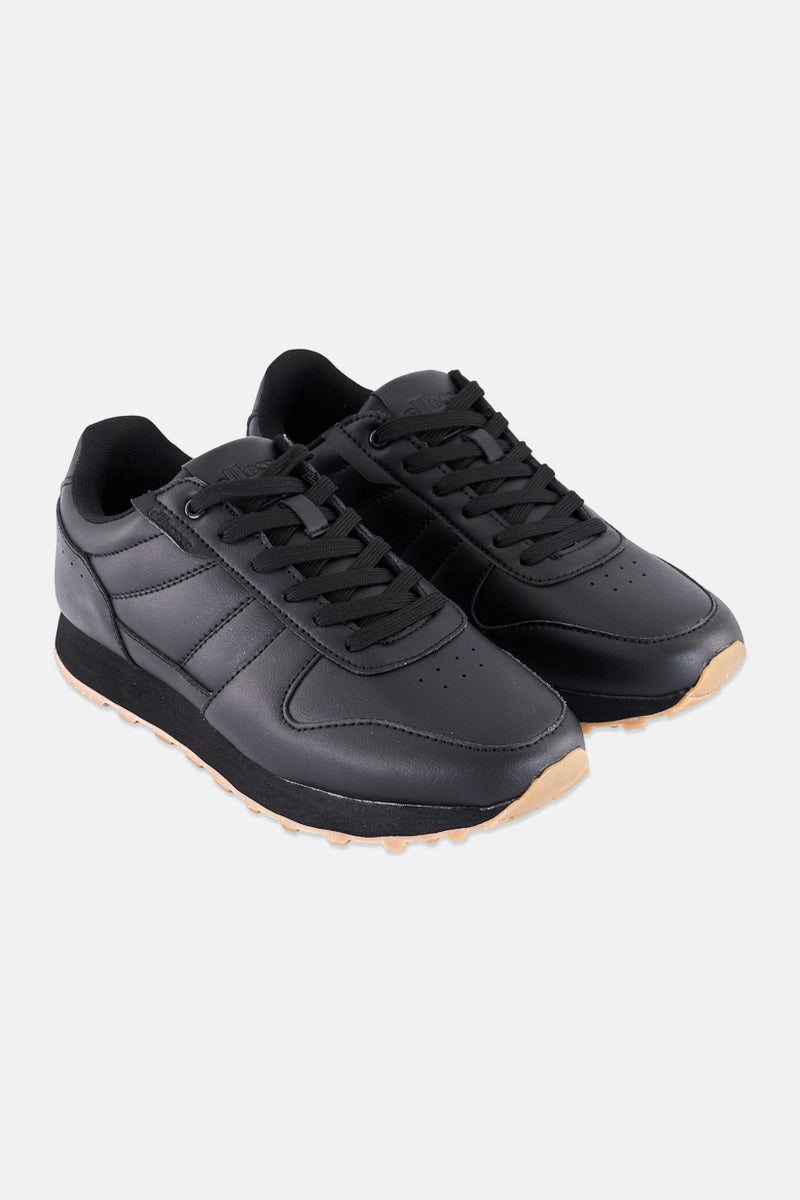 Ellesse أحذية جري للرجال نارينو مزودة بأربطة، سوداء - Image 1