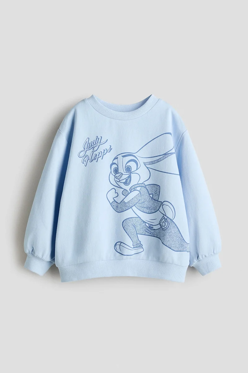 اتش اند ام سويت شيرت بطبعة