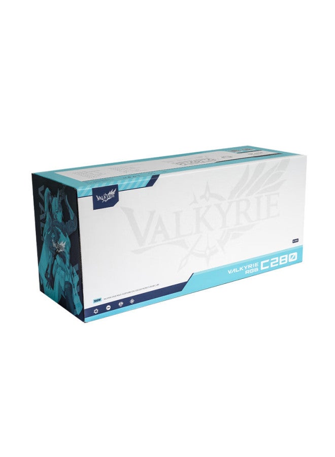 Valkyrie C280-rgb Vk All-in Cpu Water Cooler, Compatible With Lga1700 Am5, Argb Lighting Effects, Metal Fasteners - Image 4