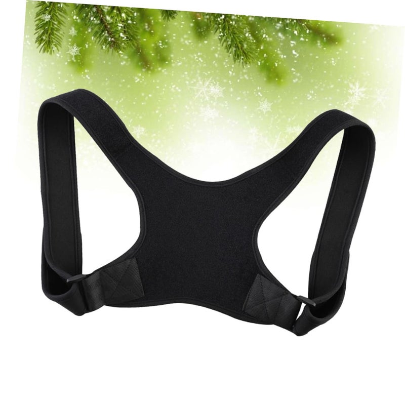 Posture Corrector Back Support Belt For Hunchback Shoulder Lumbar Alignment Black - Image 5