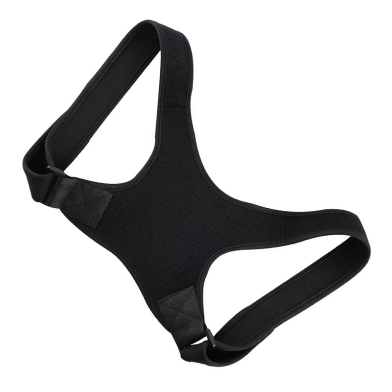 Posture Corrector Back Support Belt For Hunchback Shoulder Lumbar Alignment Black - Image 2