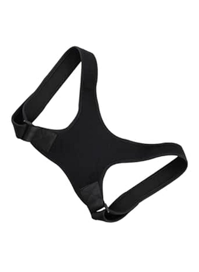 Posture Corrector Back Support Belt For Hunchback Shoulder Lumbar Alignment Black - Image 1