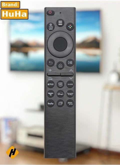 Samsung Smart TV Remote - BN59-01390A Replacement Remote For Samsung Smart LCD NEO QLED LED UHD SUHD HDR 4K 8K Smart TV with Netflix, Prime Video, hulu, globoplay, Disney+ & Samsung TV Plus Short keys