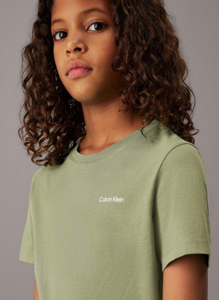 Calvin Klein Jeans Kids Graphic Crew Neck T-Shirt - Image 3