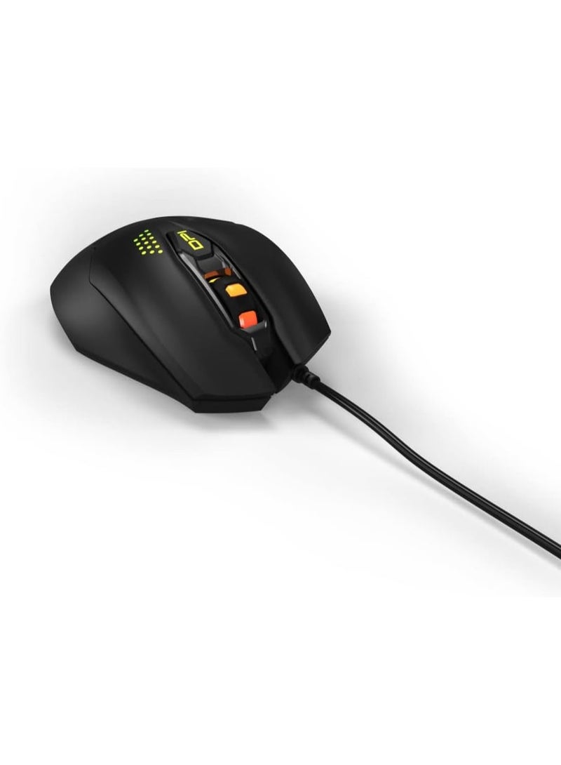 uRage | Reaper 111 Illuminated Gaming Mouse Wired Black - Image 1