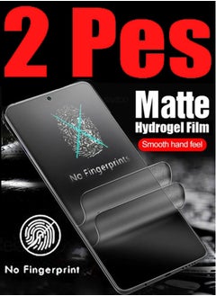 2 Pieces of matte hydrogel screen protection stickers that protect  from dust and fingerprints for Motorola Edge 50 Fusion